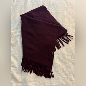 Zara Burgundy Pashmina Style Scarf.
